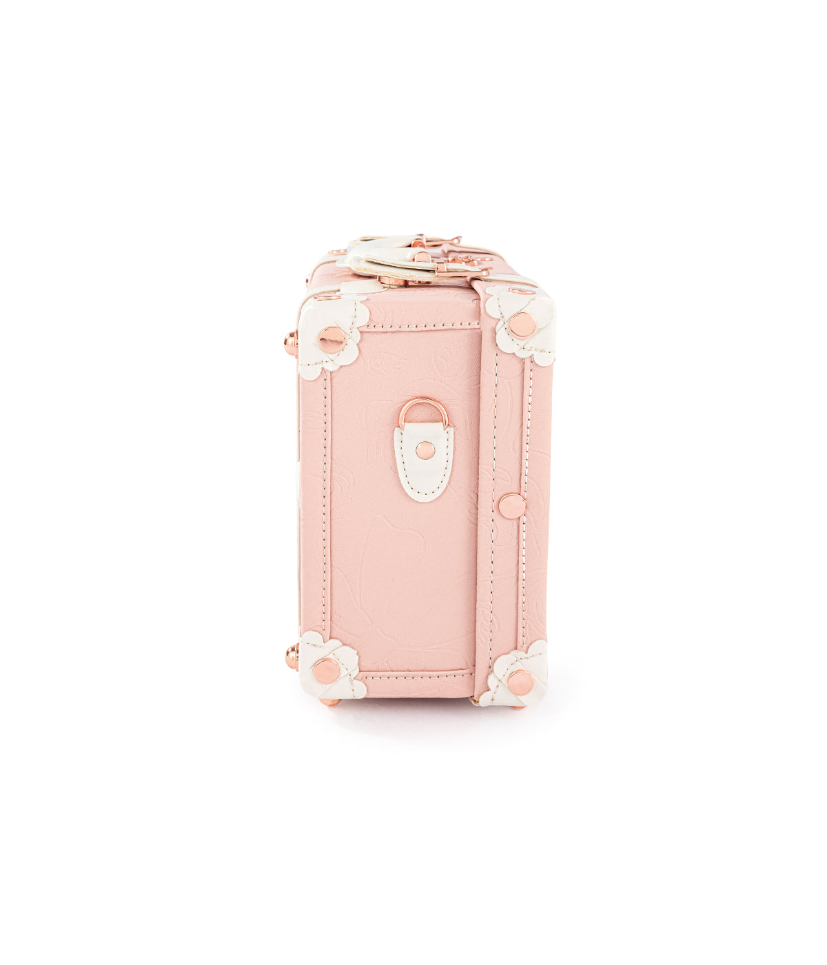 WildFloral Train Case - Embossed Pink