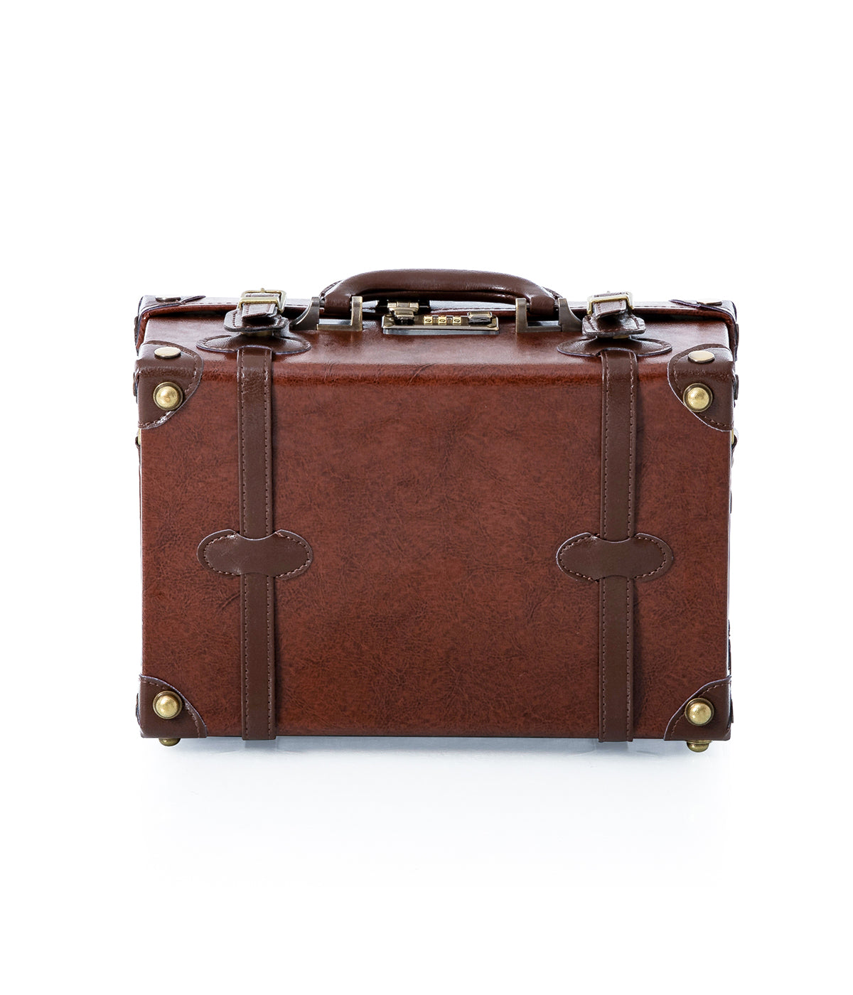 Minimalism Train Case - Caramel Brown's