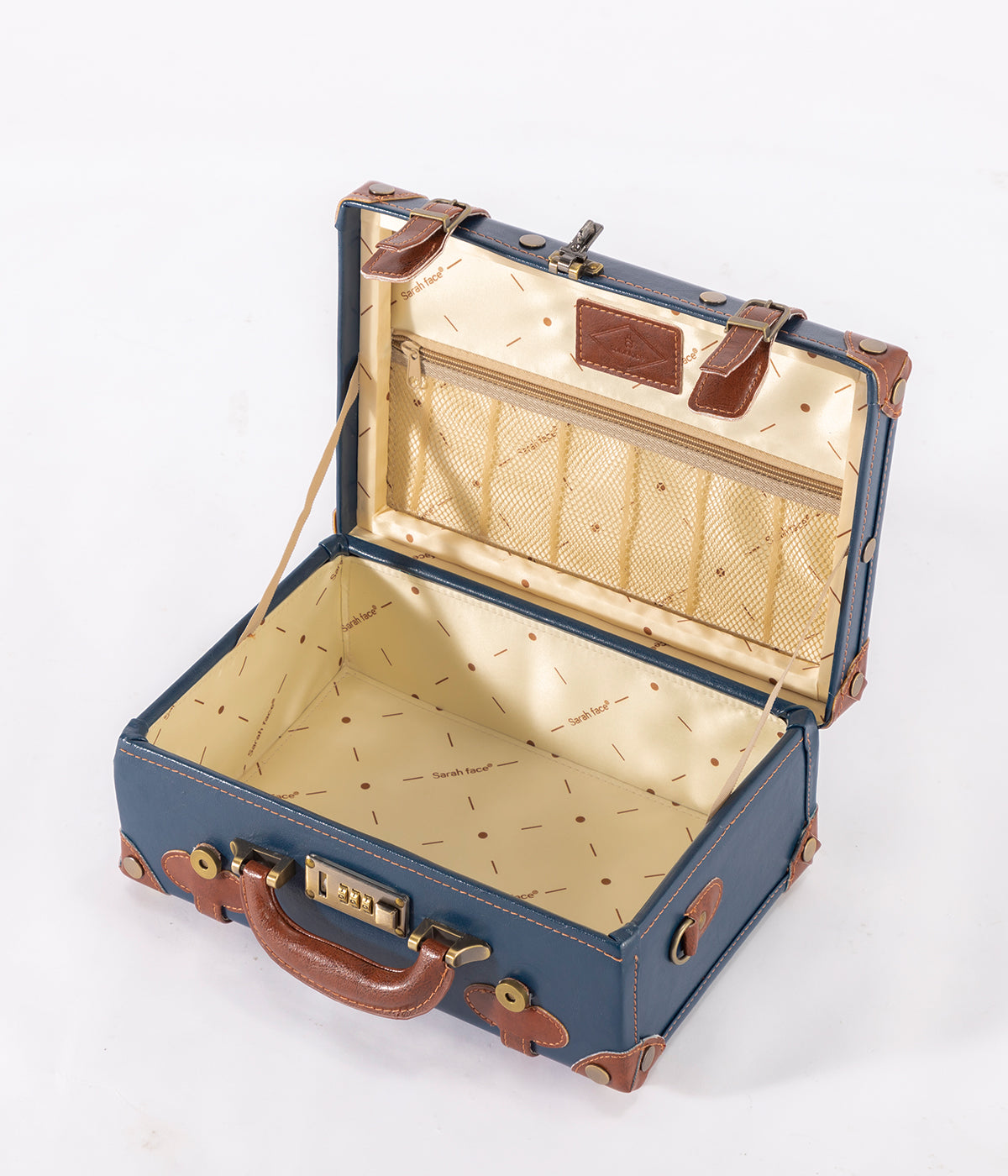 SarahFace Train Case - Navy Blue's