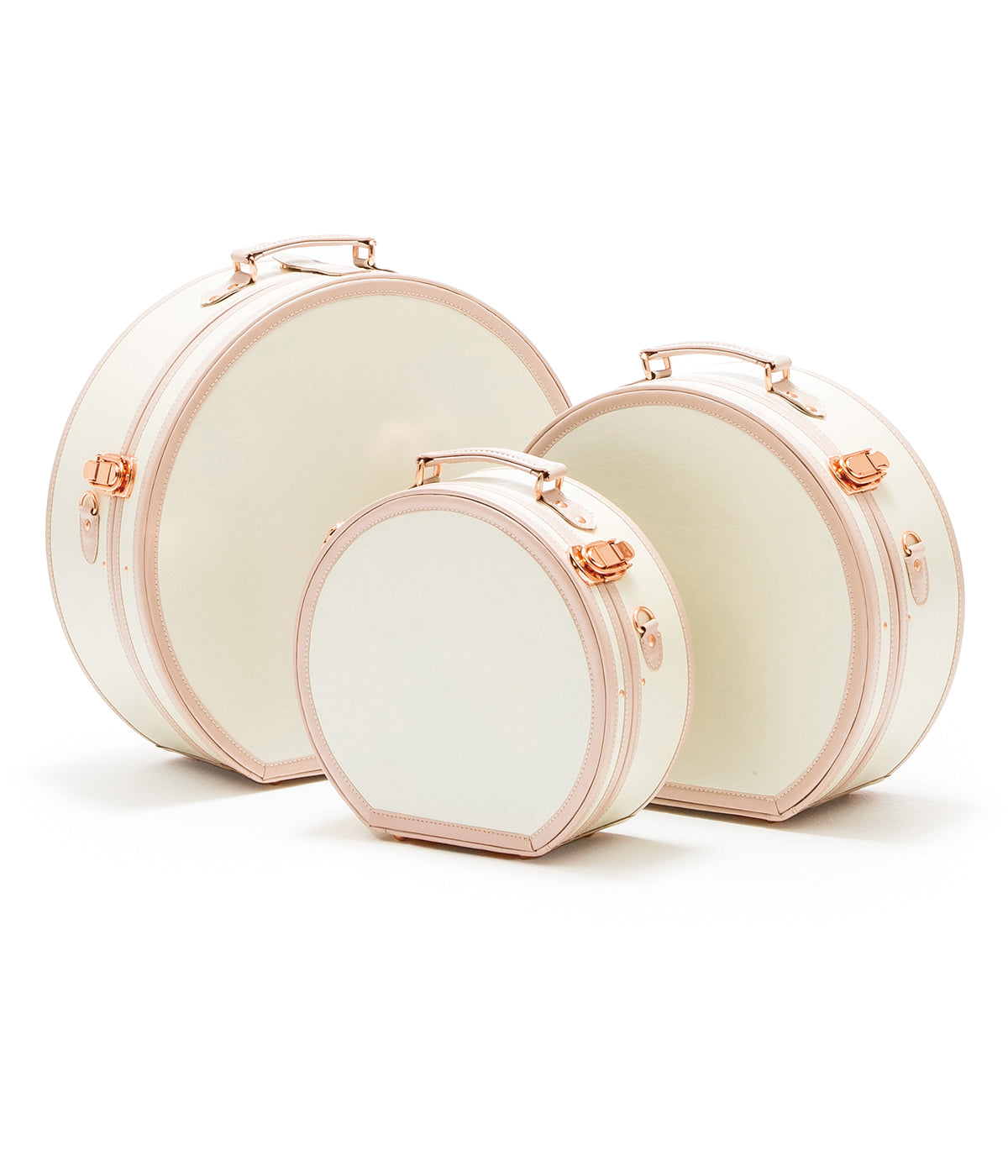 (Open Box) Minimalism Small Hat Box - Cream White's