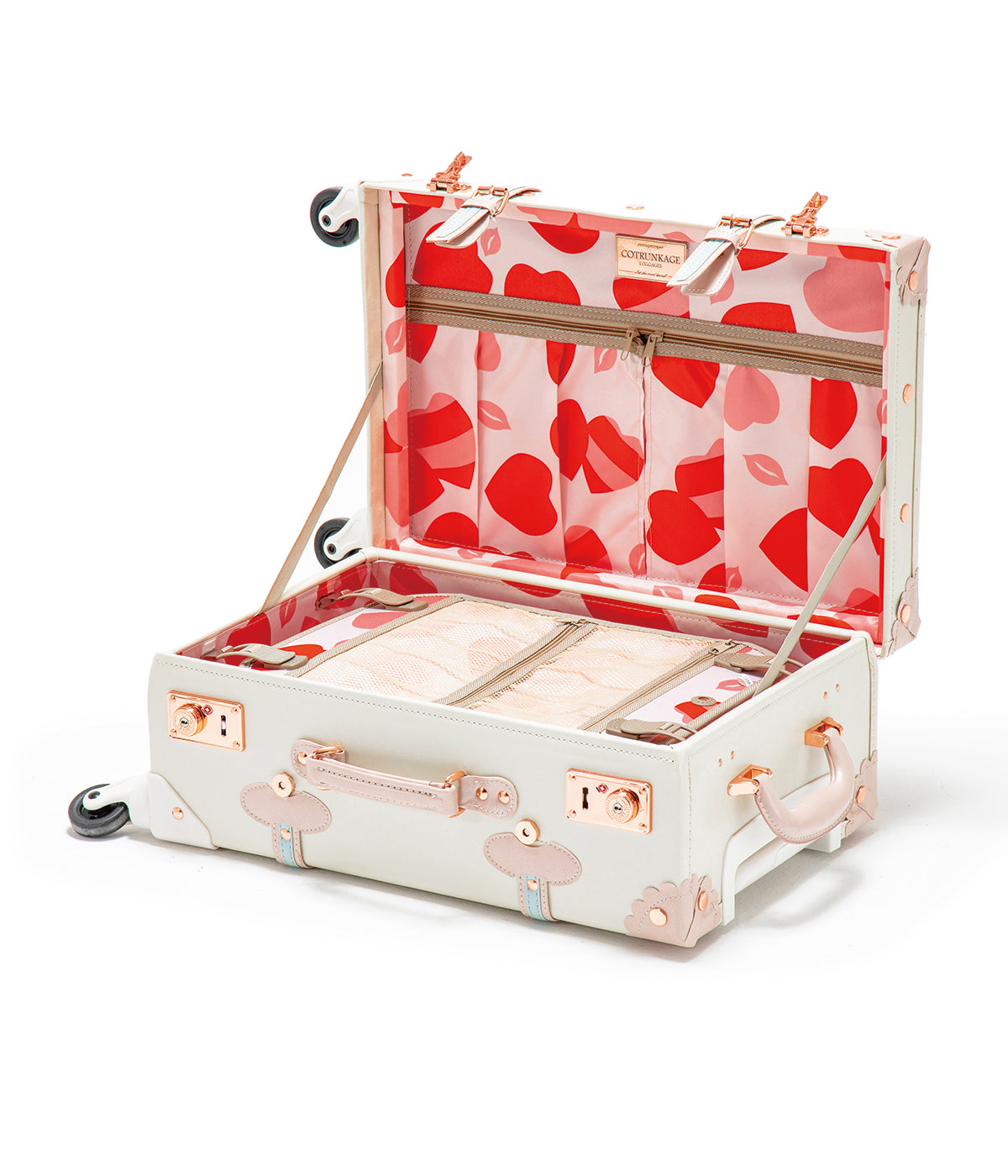 Minimalism Large Check-in - Cream White's