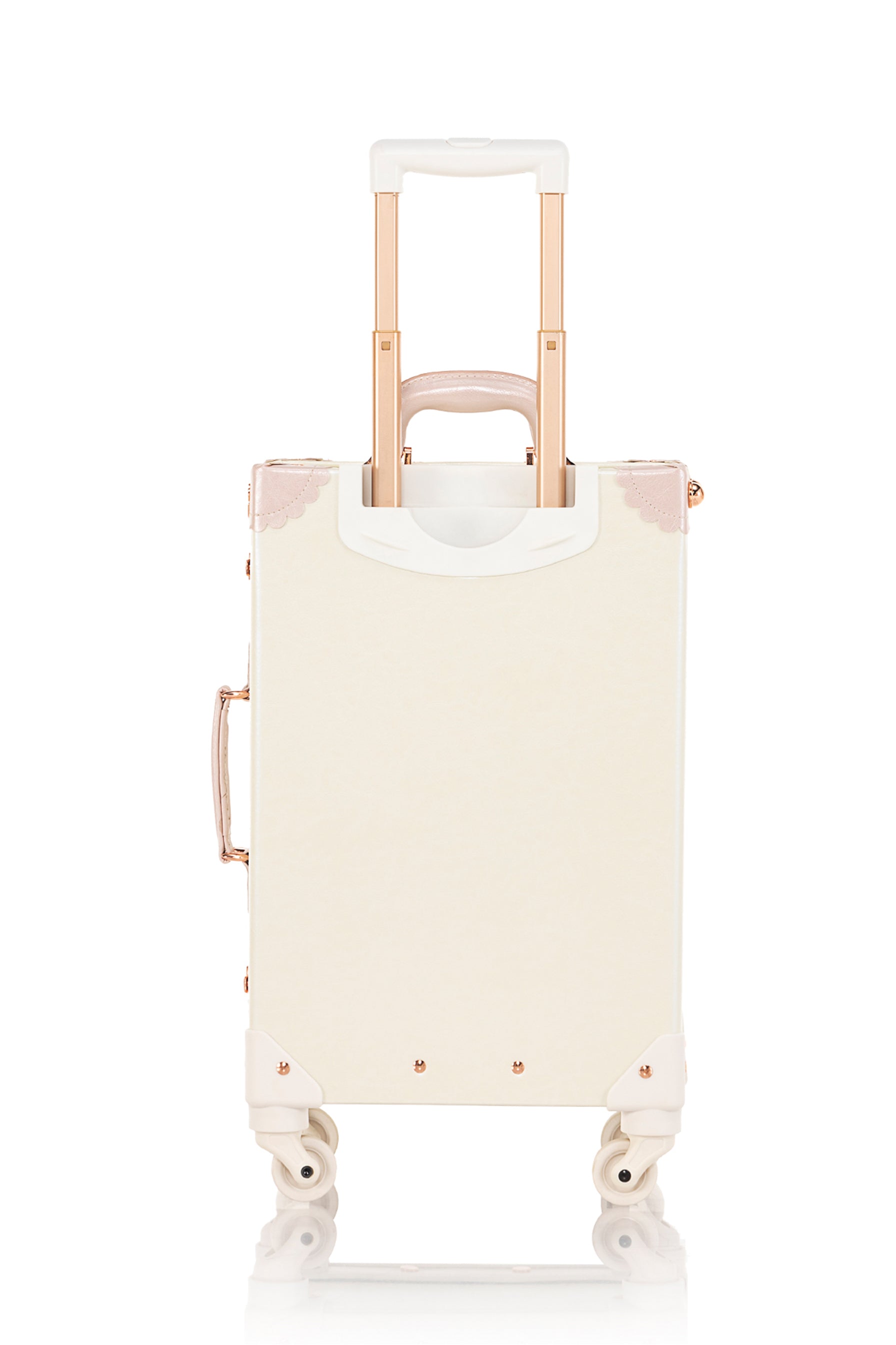 (Outlet) SarahFace Spinner Suitcase - Embroidery Cream White