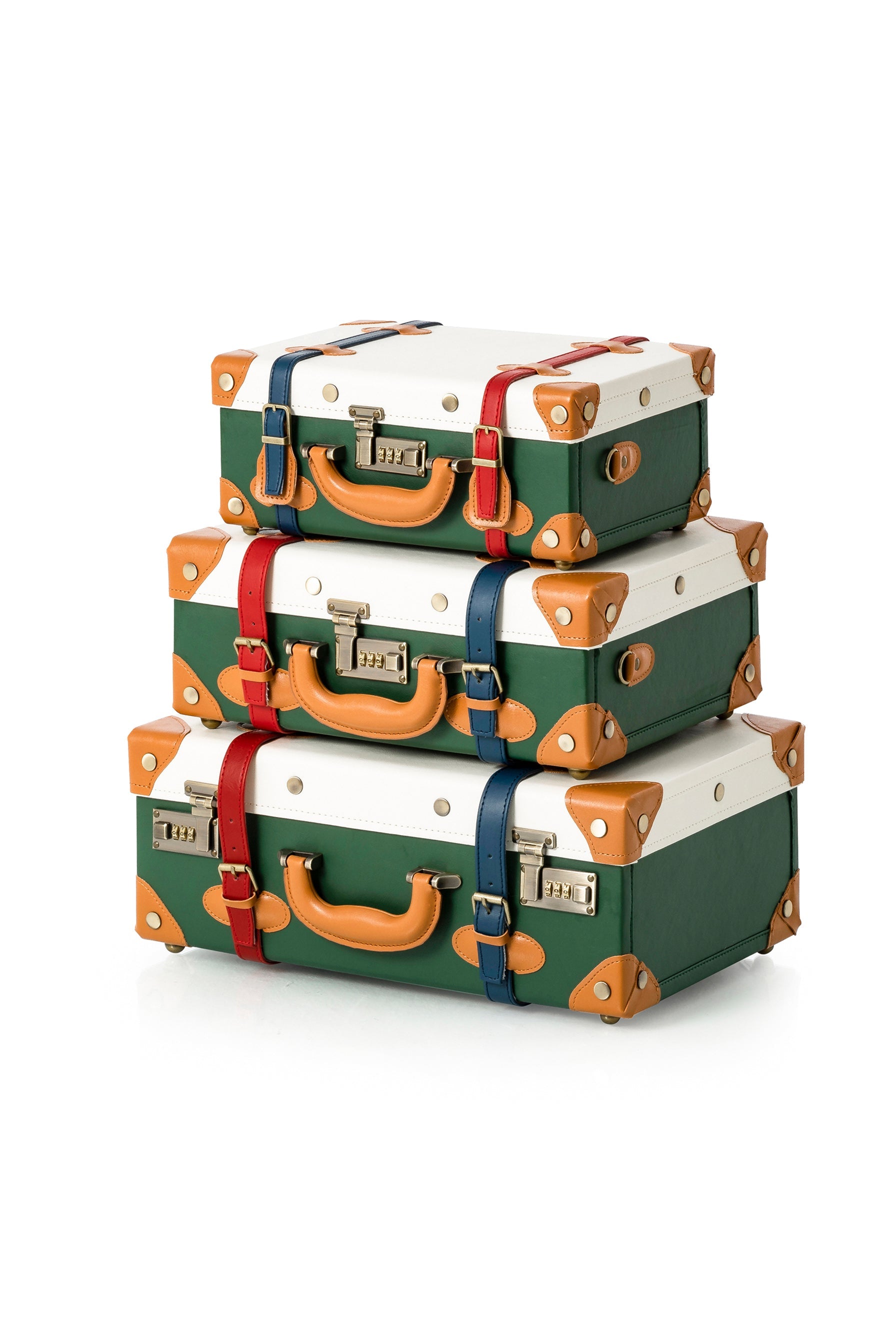 (United States) Minimalism Hand Case - Green/Pearl's
