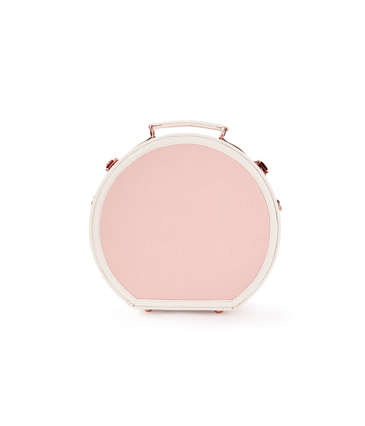 Minimalism Small Hat Box - Embossed Pink's