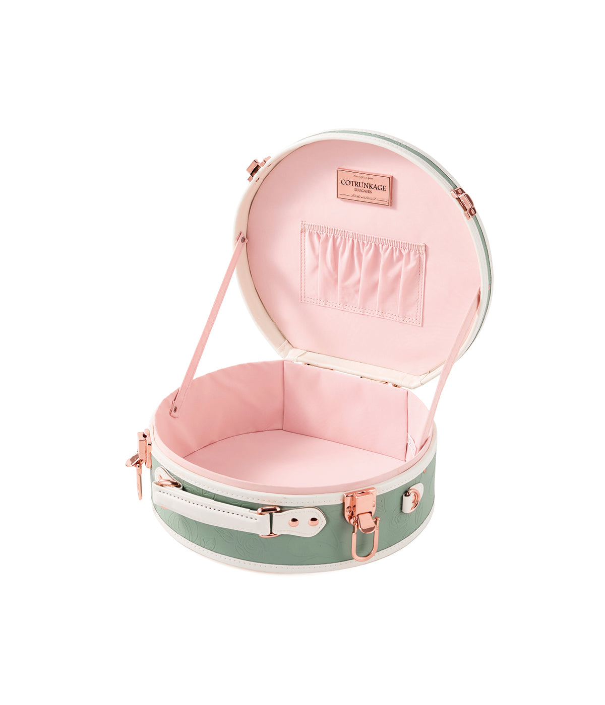 Minimalism Small Hat Box - Embossed Mint's