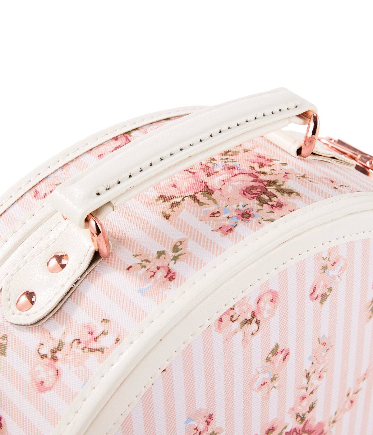 Minimalism Small Hat Box - Beige Floral's