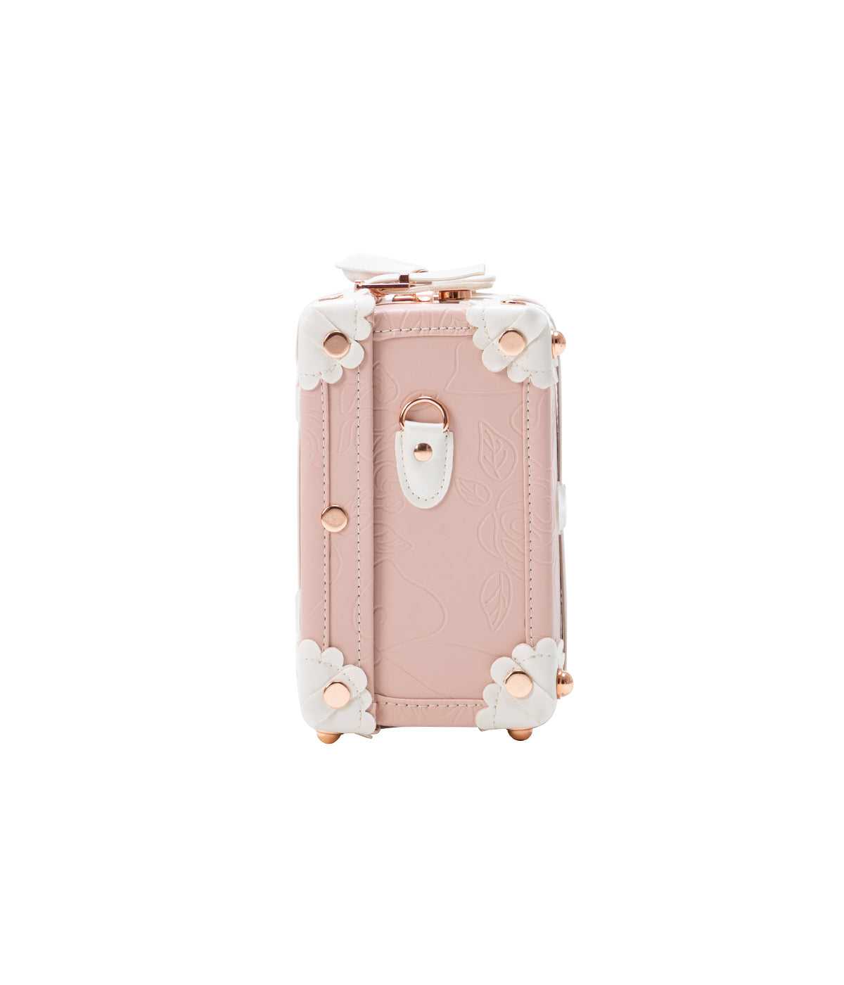 SarahFace Train Case - Embossed Pink
