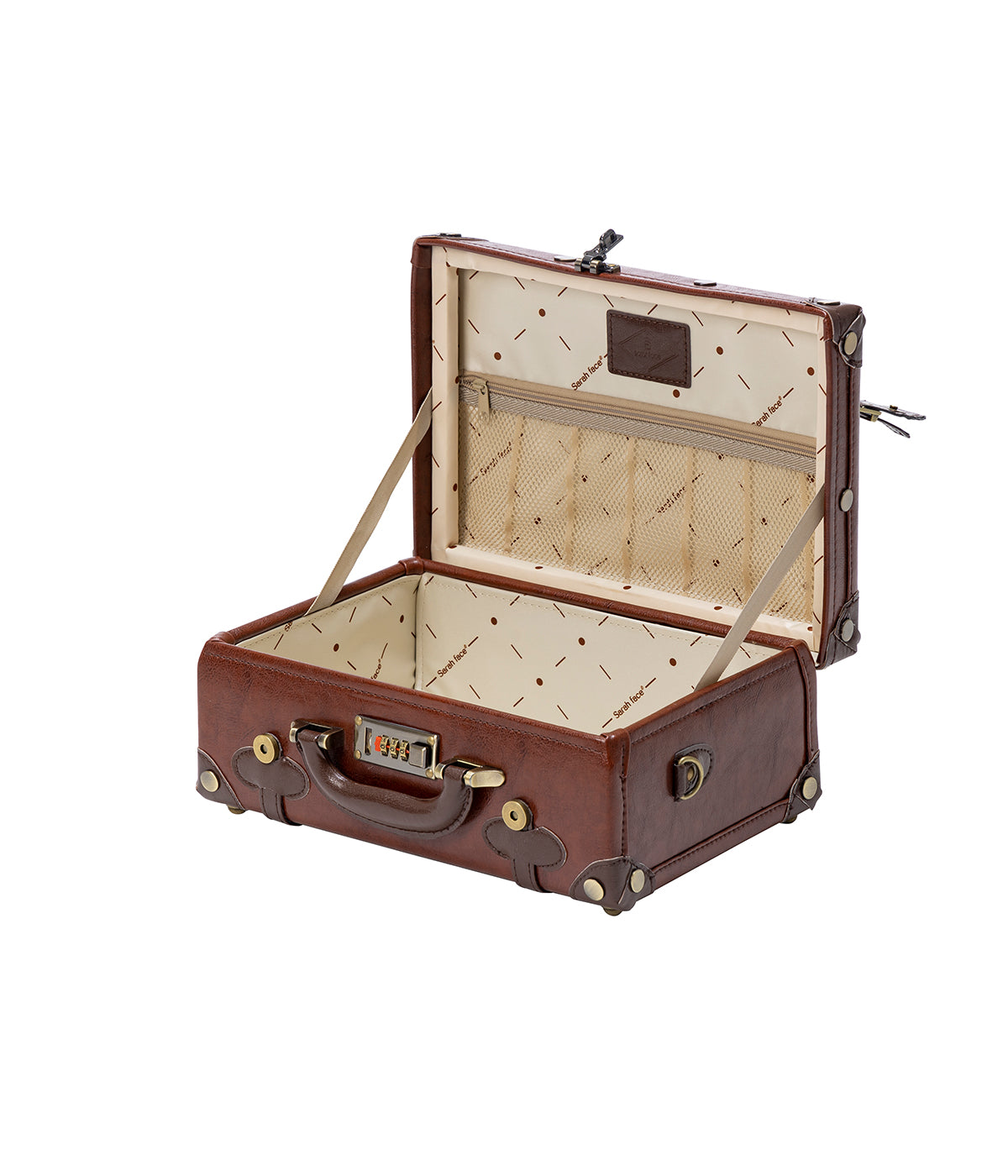 SarahFace Train Case - Caramel Brown's