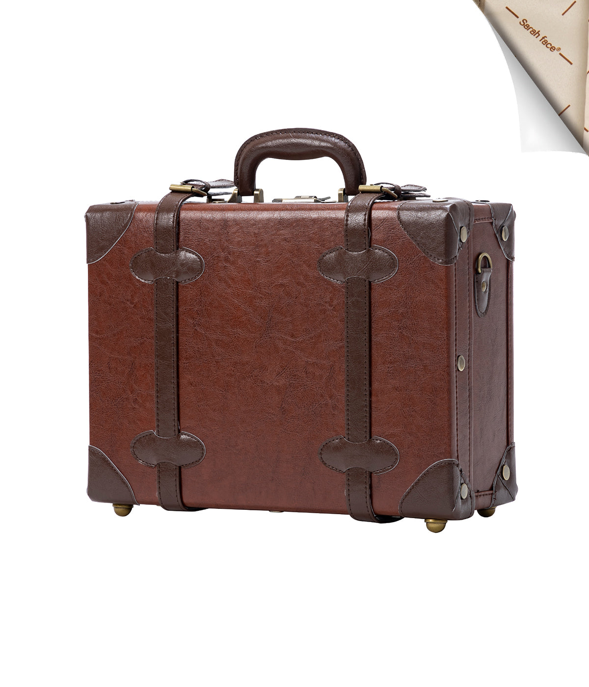 SarahFace Briefcase - Caramel Brown's