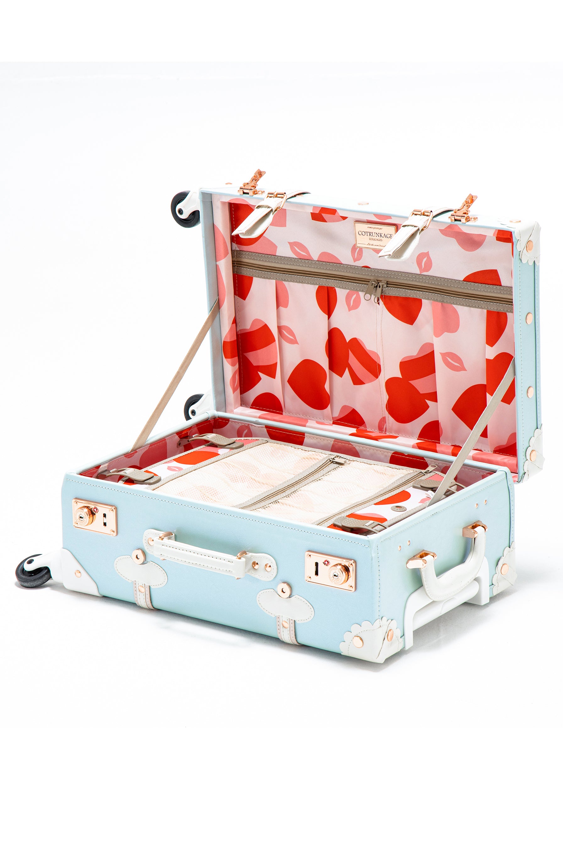 Minimalism 3 Pieces Luggage Set - Sky Blue's