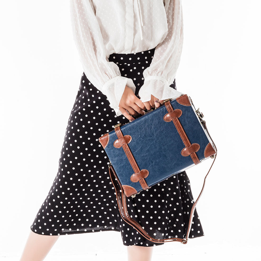 SarahFace Train Case - Navy Blue's