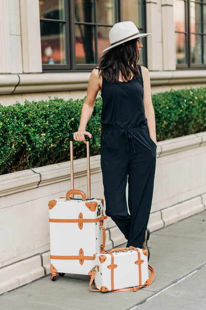 (Open Box) Minimalism Widen Carry-on Set - Train Case
