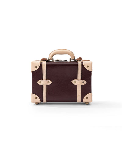 Aristocratic Leather Mini Case - Burgundy