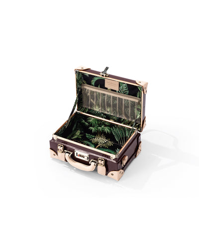 Aristocratic Leather Mini Case - Burgundy
