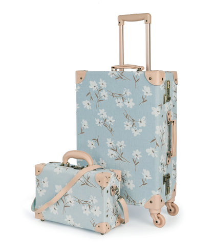 (Outlet) SarahFace Large Check-in Set - Blue Floral