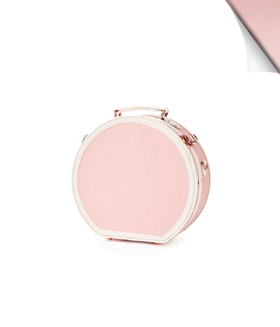 Minimalism Small Hat Box - Embossed Pink's