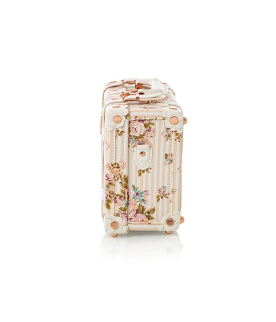 Minimalism Train Case - Beige Floral's