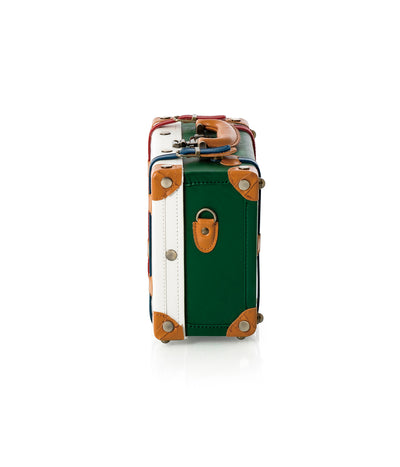 Minimalism Train Case - Green/Pearl's