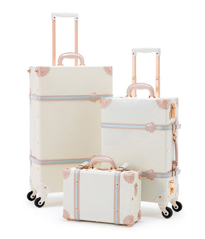 Minimalism 3 Pieces Luggage Set - Cream White's