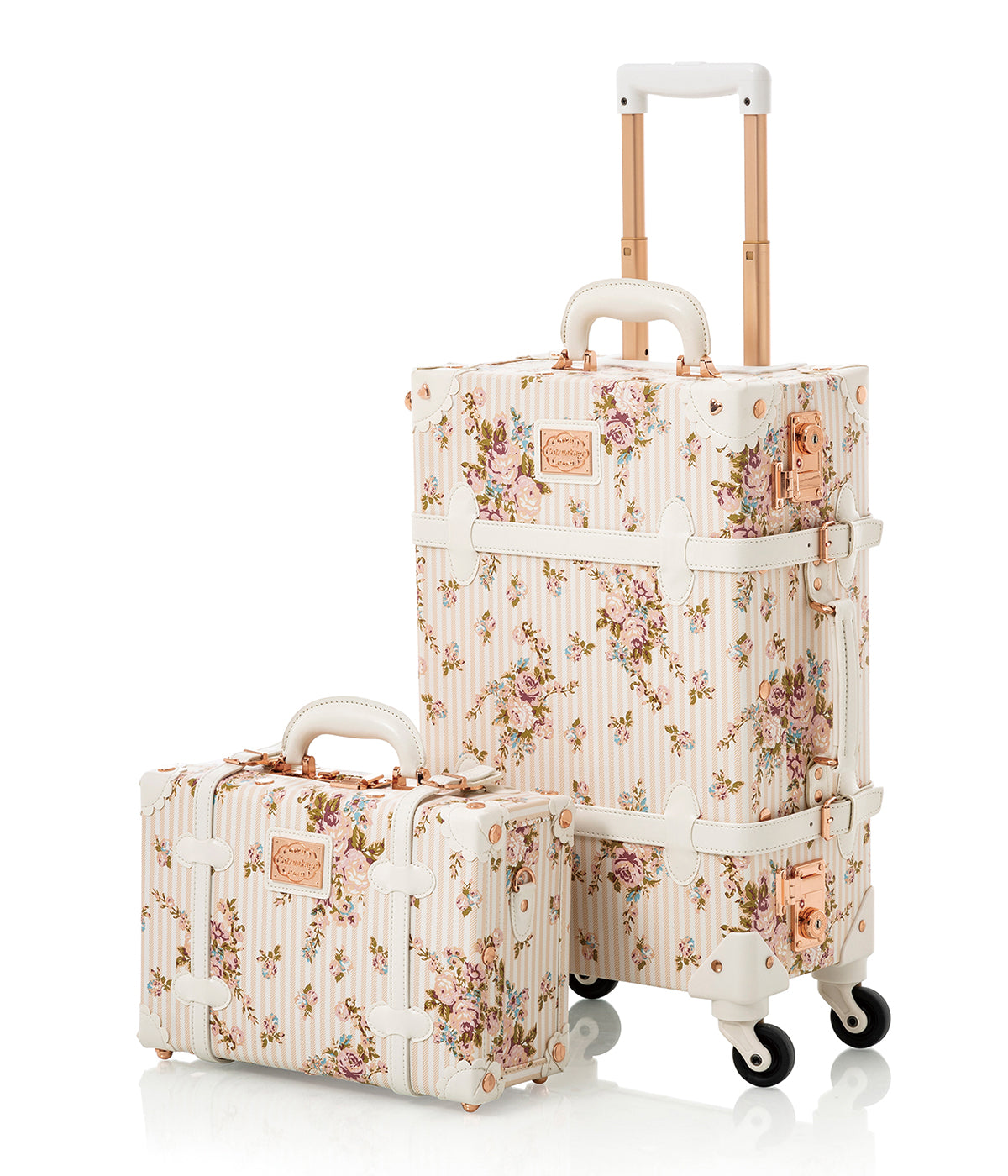 WildFloral Carry-on Set - Beige Floral's