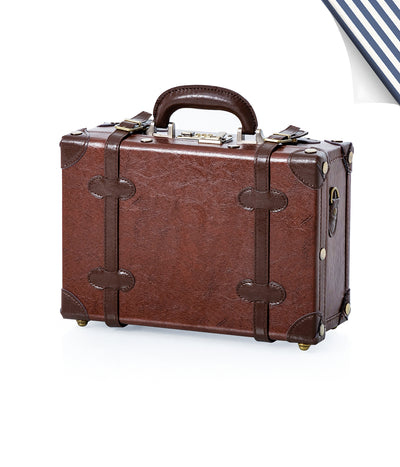 Minimalism Train Case - Caramel Brown's