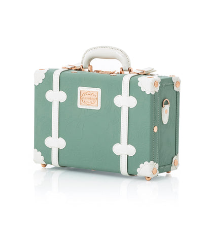 WildFloral Train Case - Embossed Mint