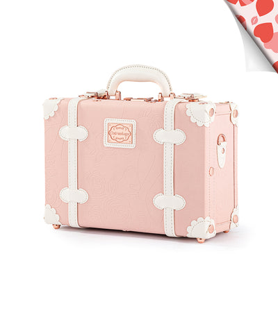 Botanica Train Case - Embossed Pink
