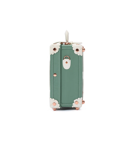 WildFloral Briefcase - Embossed Mint