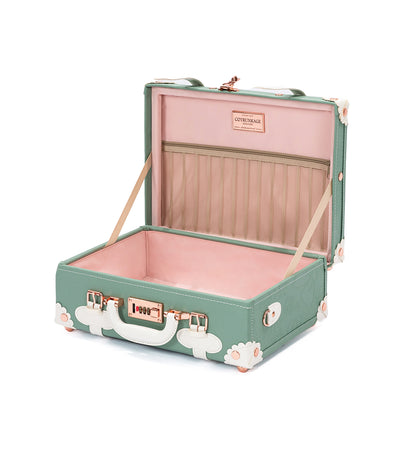 WildFloral Briefcase - Embossed Mint