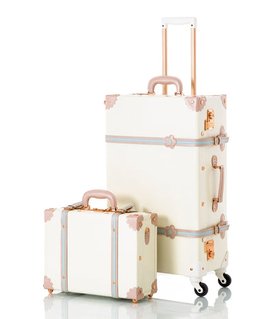 SarahFace2ピースラゲッジセット-クリームホワイト