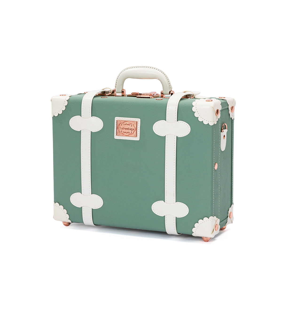 WildFloral Briefcase - Embossed Mint