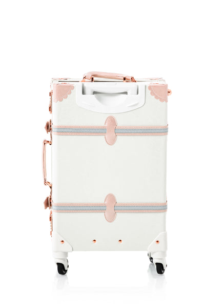 SarahFace Spinner Suitcase - Cream White's