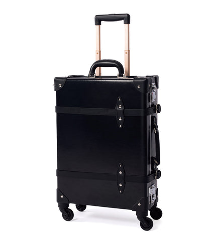 Aristocratic Leather Carry-on Set - Black