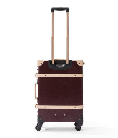 Aristocratic Leather Carry-on Set - Burgundy