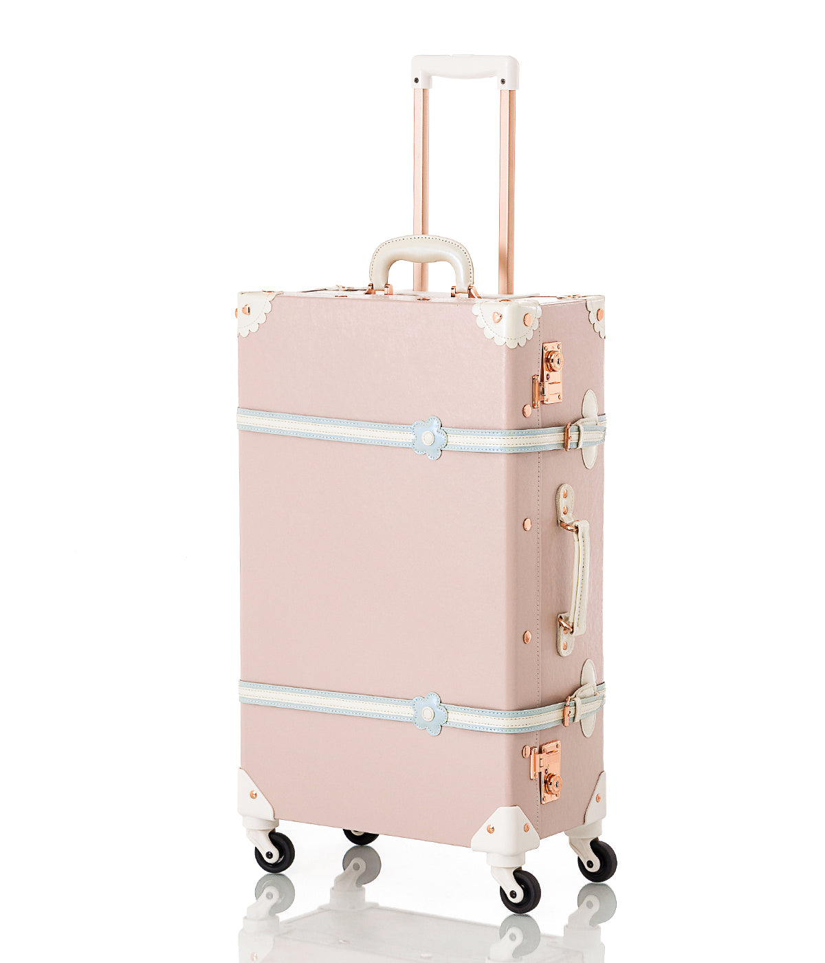 (Open Box) Minimalism 3 Pieces Luggage Set - Cherry Pink's