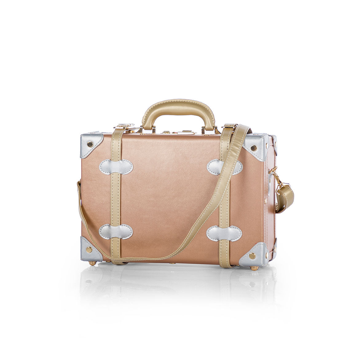 🎁 (Outlet) Minimalism Train Case - Rose Gold (100% off)