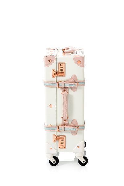 SarahFace Spinner Suitcase - Cream White's