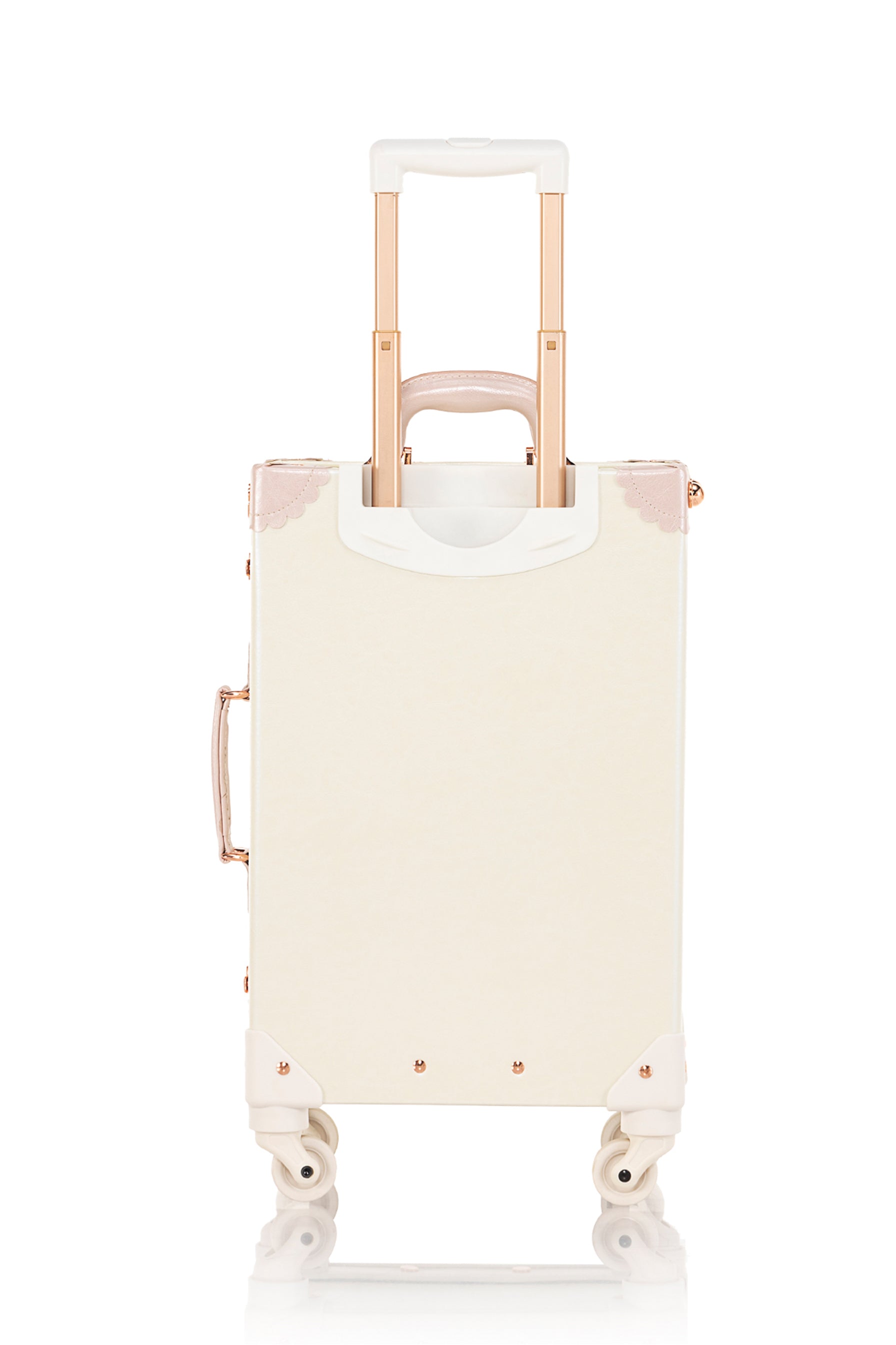 SarahFace Spinner Suitcase - Embroidery Cream White