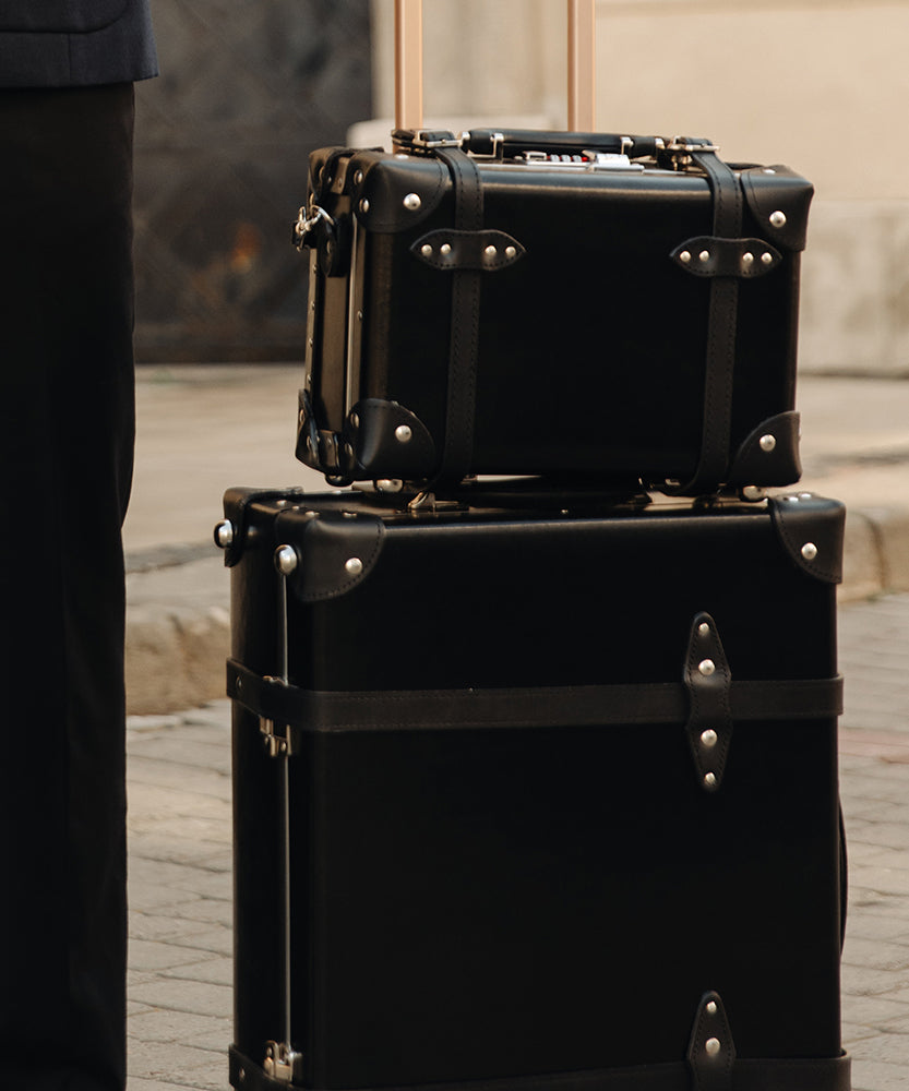 COTRUNKAGE Vintage Luggage Sets 2 Pieces, 20 Inch Tsa Approved