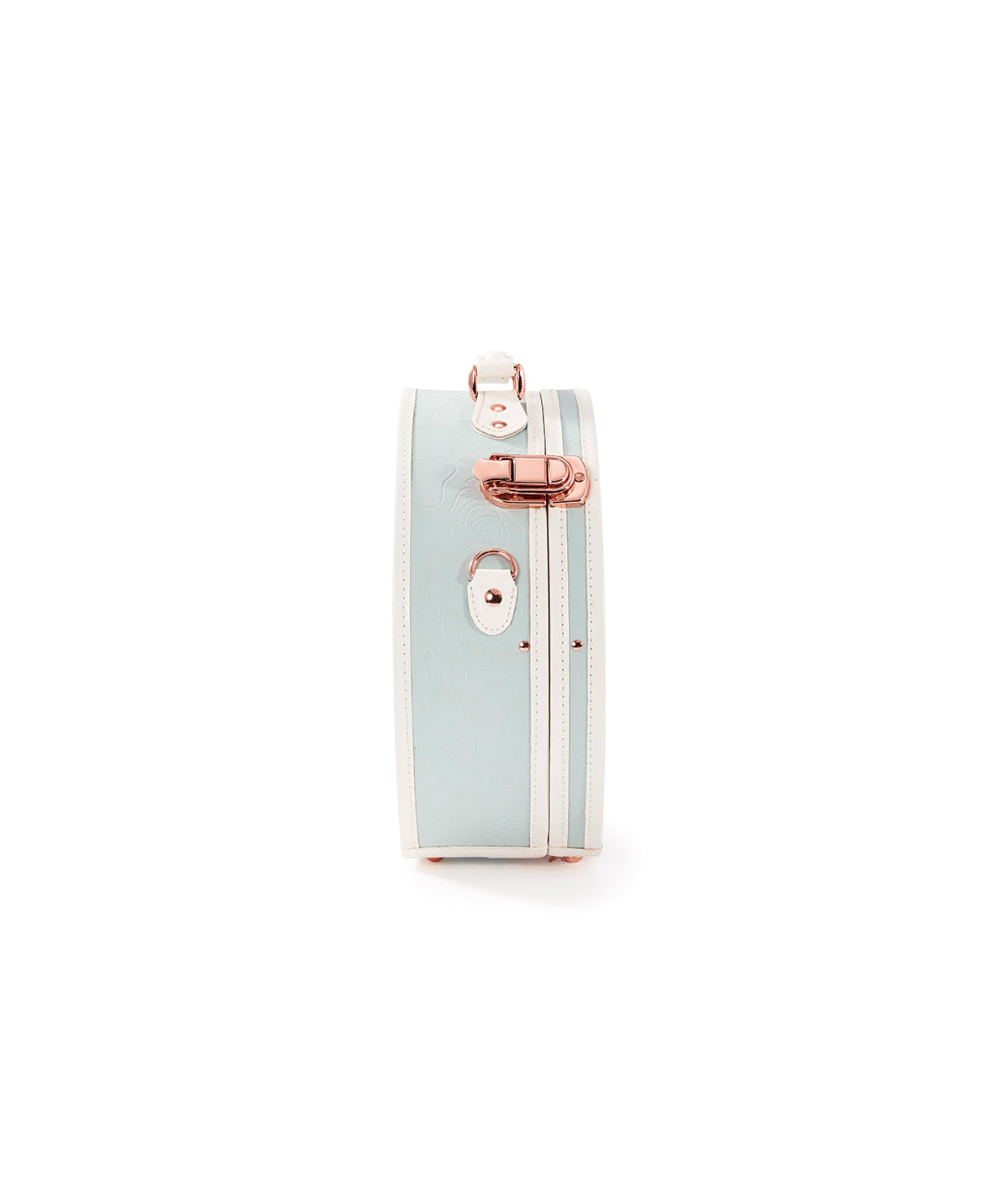 Minimalism Small Hat Box - Embossed Blue's