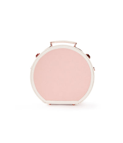 Minimalism Small Hat Box - Embossed Pink's