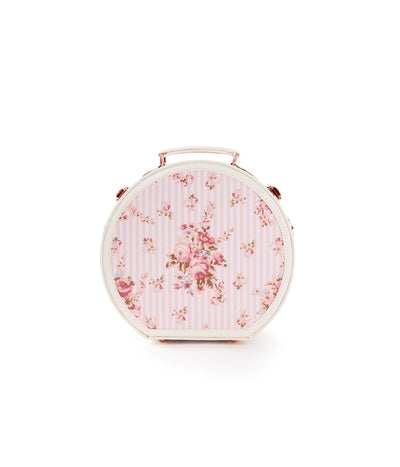 Minimalism Small Hat Box - Beige Floral's