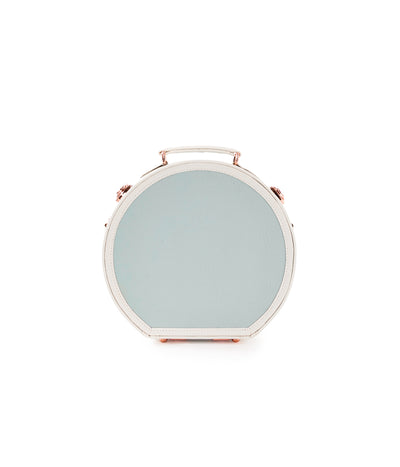 Minimalism Small Hat Box - Embossed Blue's