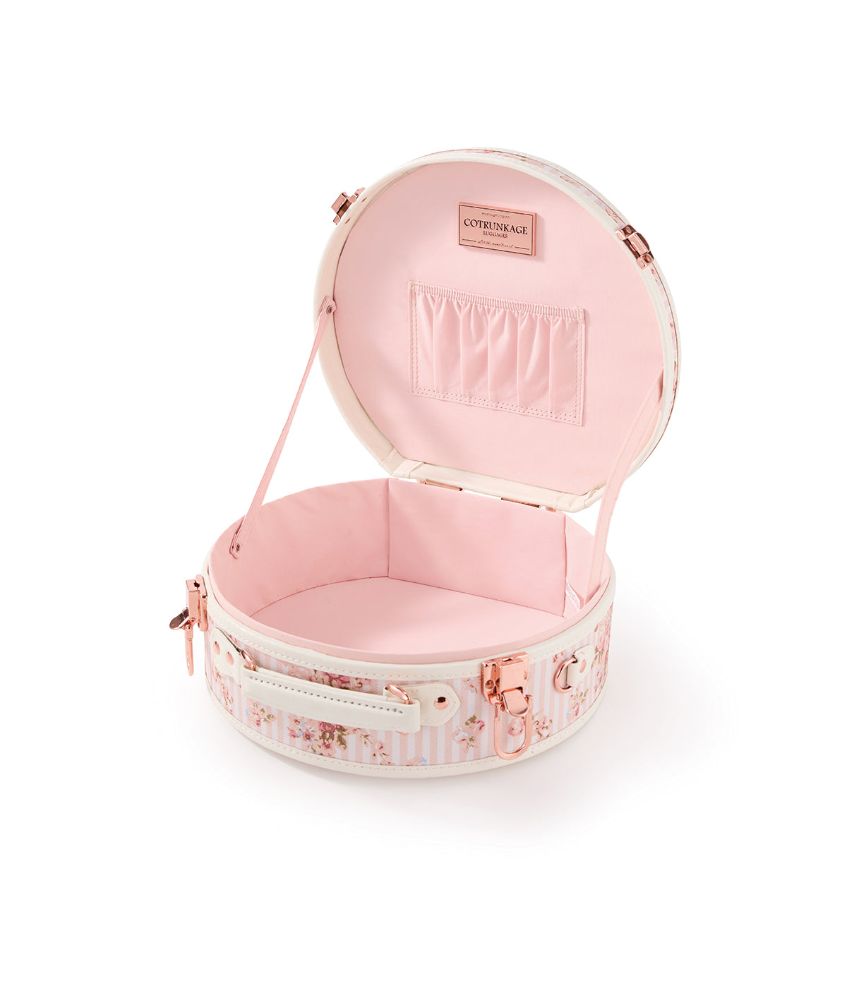 Minimalism Small Hat Box - Beige Floral's