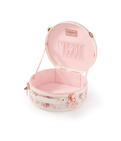 Minimalism Small Hat Box - Beige Floral's