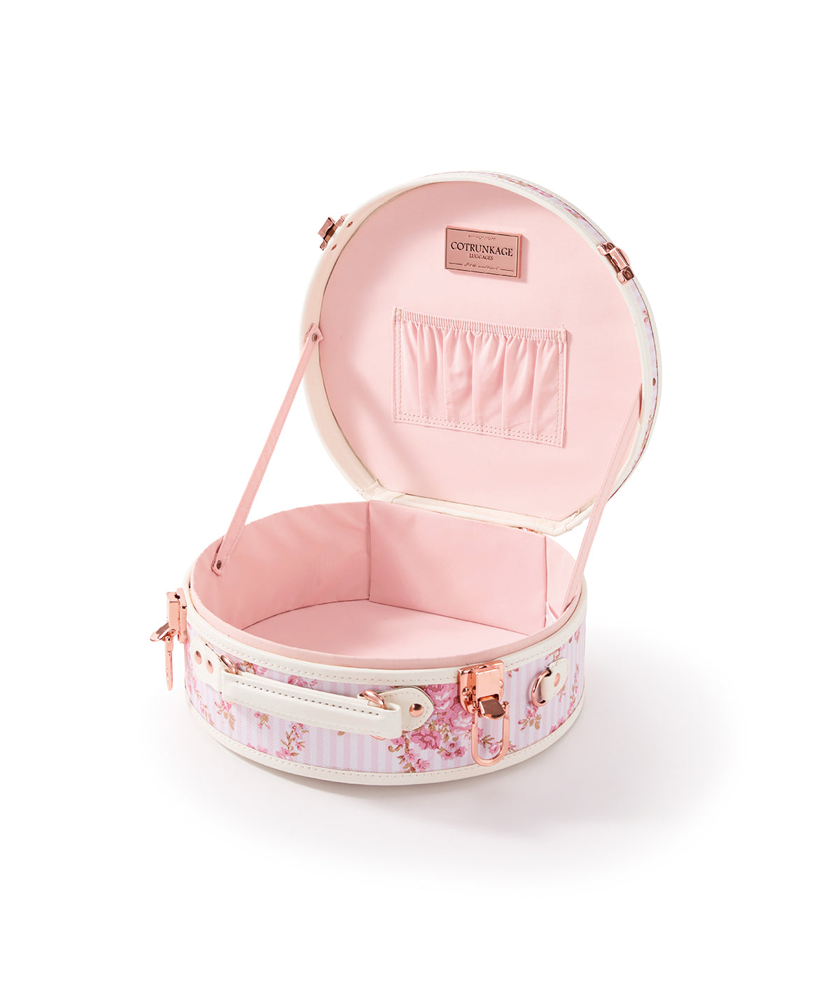 Minimalism Small Hat Box - Pink Floral's