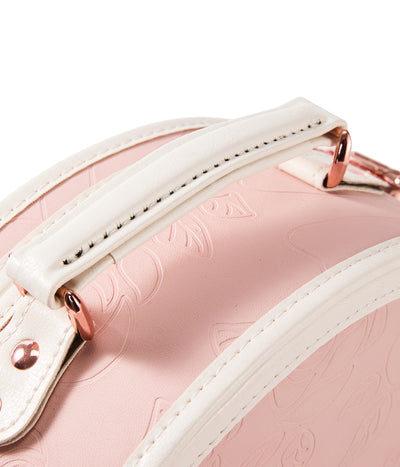 Minimalism Small Hat Box - Embossed Pink's