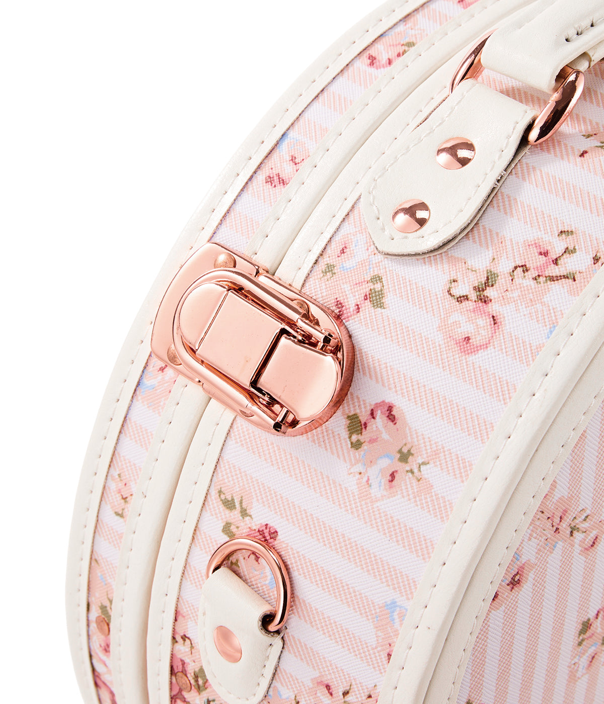 Minimalism Small Hat Box - Beige Floral's