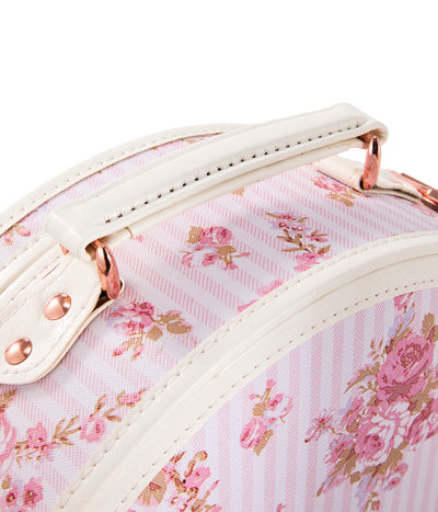 Minimalism Small Hat Box - Pink Floral's