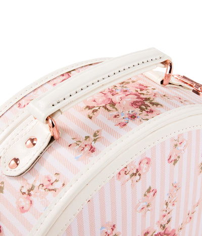 Minimalism Small Hat Box - Beige Floral's